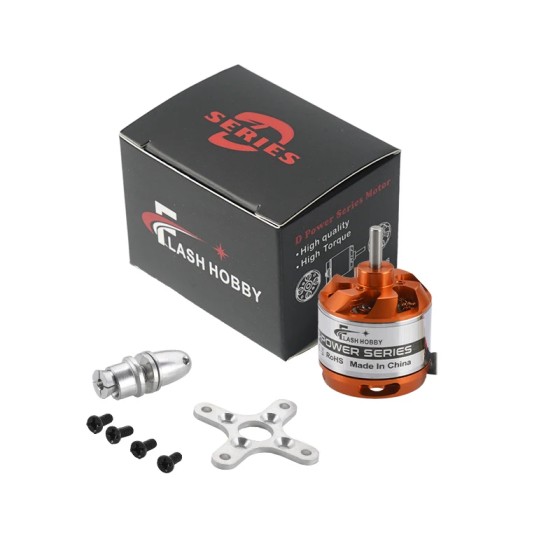 Original FlashHobby D2826 1000KV Motor Brushless for Fixed Wing 12V Bldc Brushless Motor Drone Motor Esc for Rc Boat RC Car